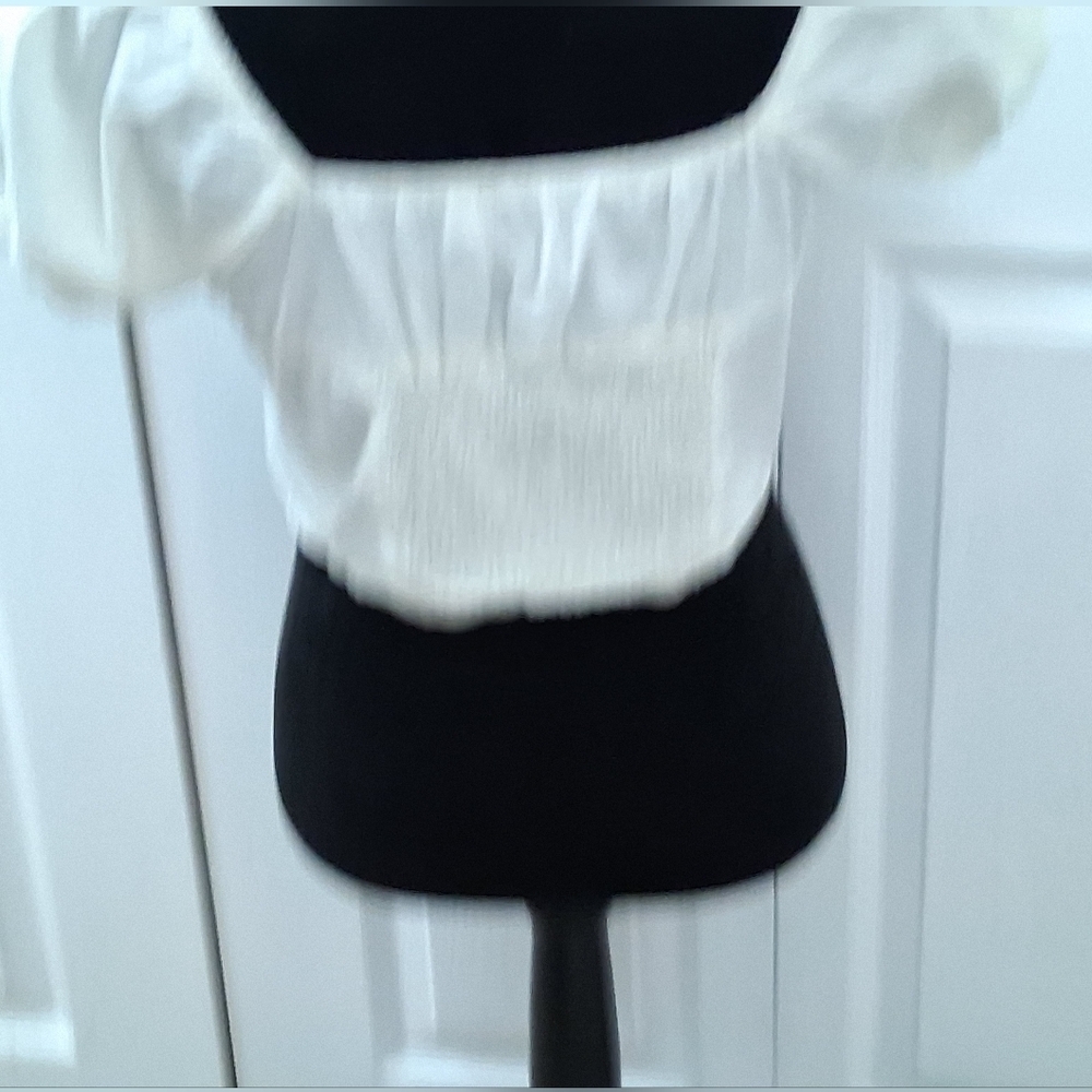 Princess Polly Abe White Crop Top   Size 8 - Picture 4 of 14